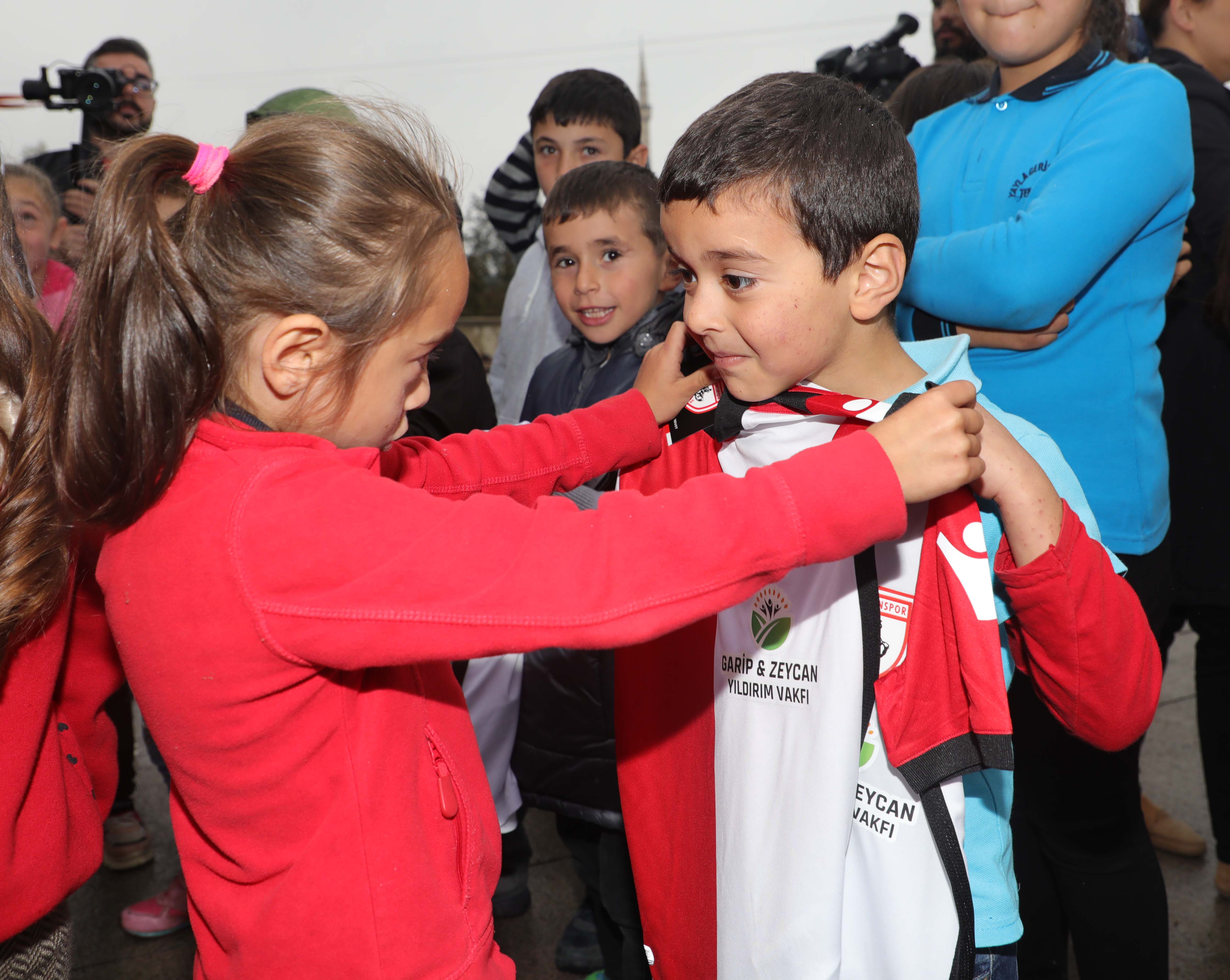 Miniklerin Samsunspor sevgisi